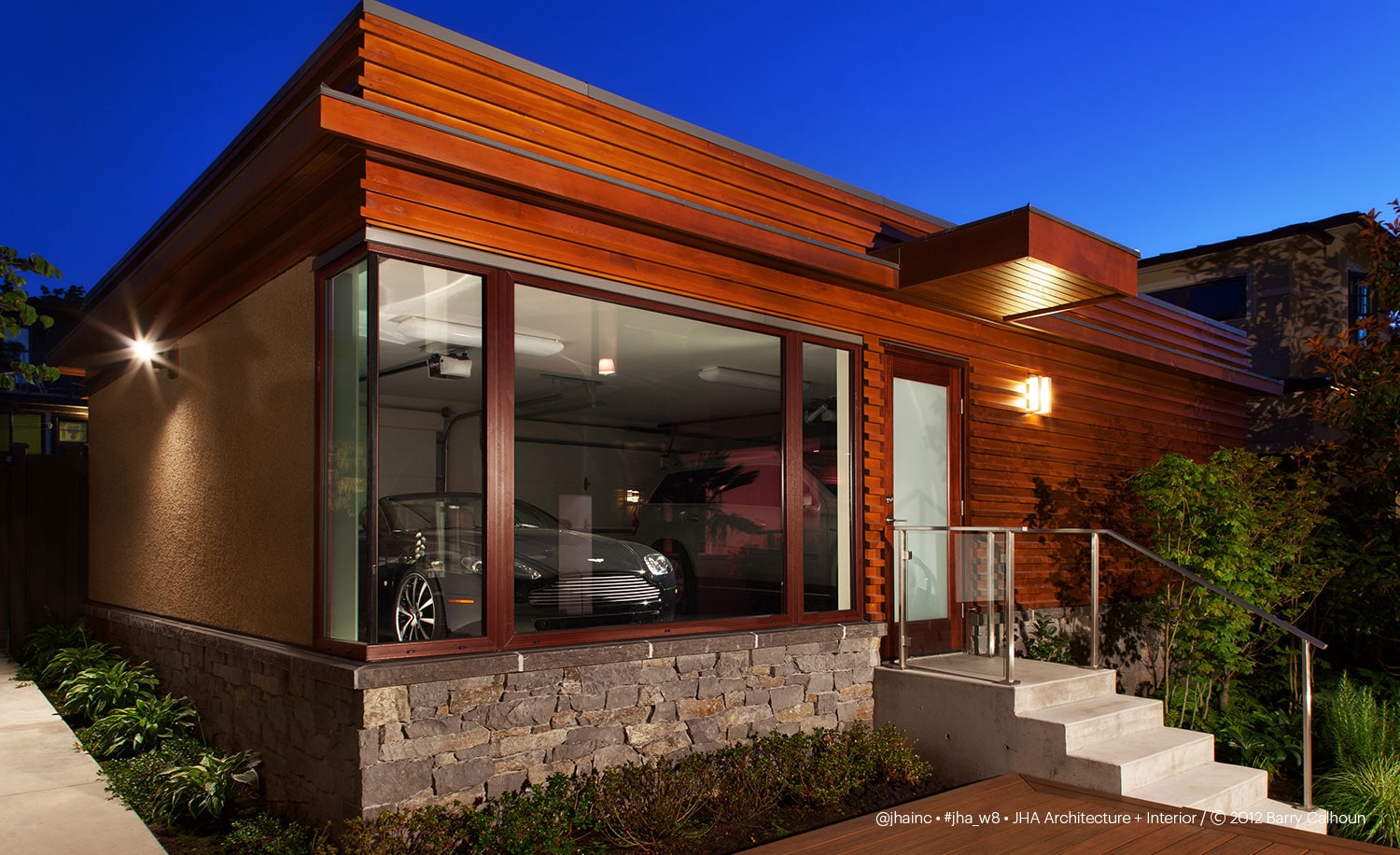 West 8th Residence - Exterior Garage