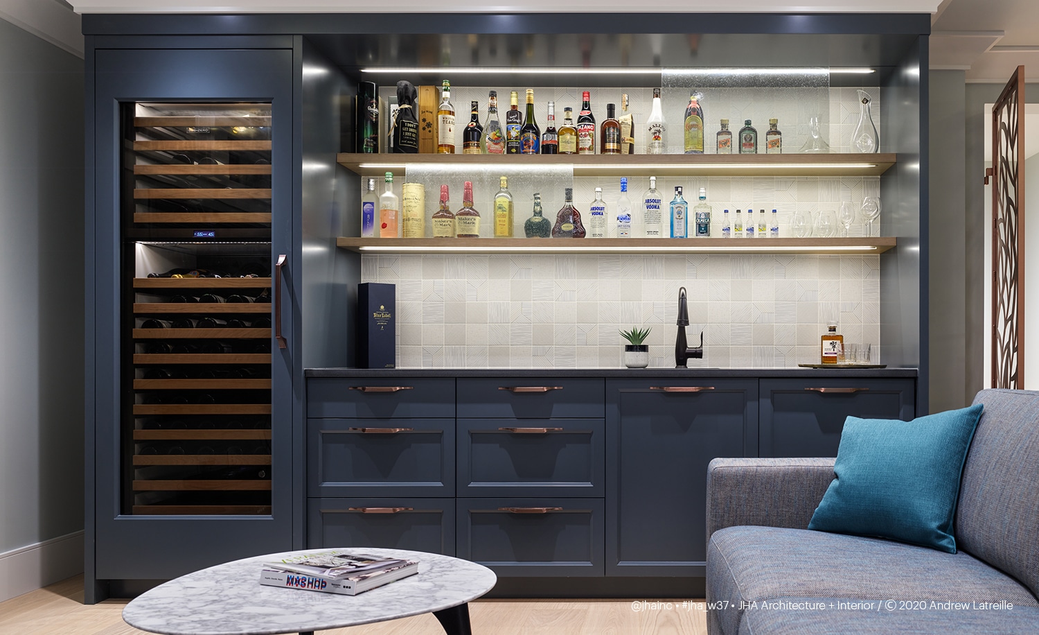 West 37th Residence by JHA™️ | Bar + Wine Fridge